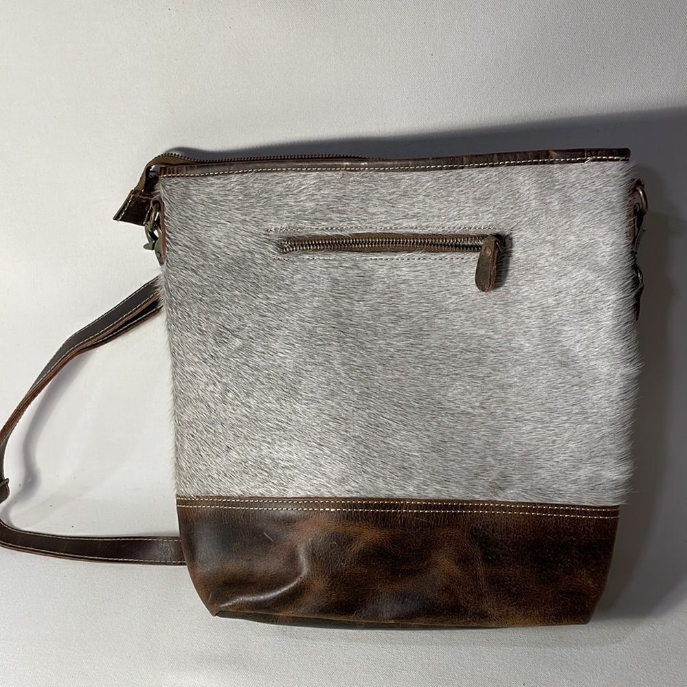 Sixtease Ryan crossbody leather and hair in leather bag excellent unused cond